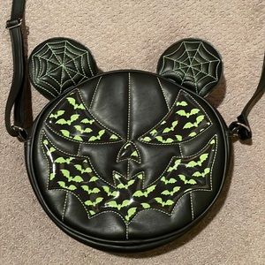Never used rare Love Pain and Stitches Mickey Halloween Purse